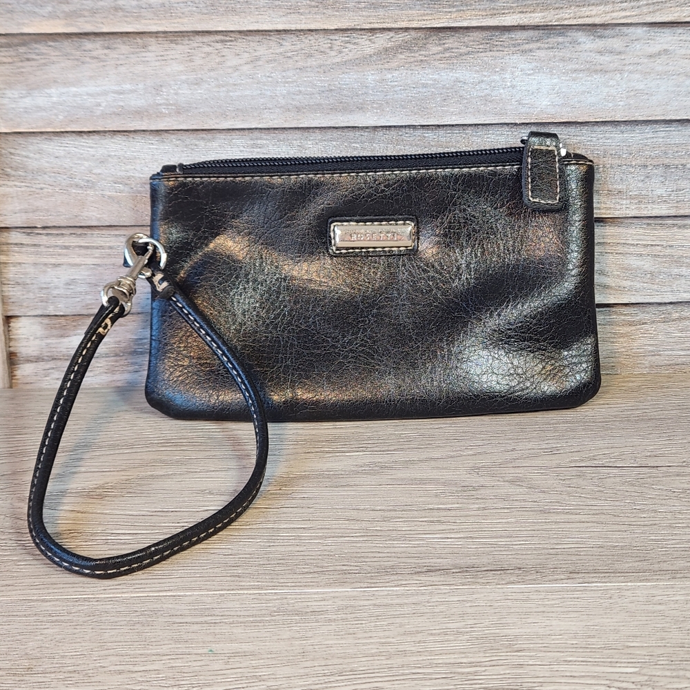 Rosetti Wristlet Pouch Black Small